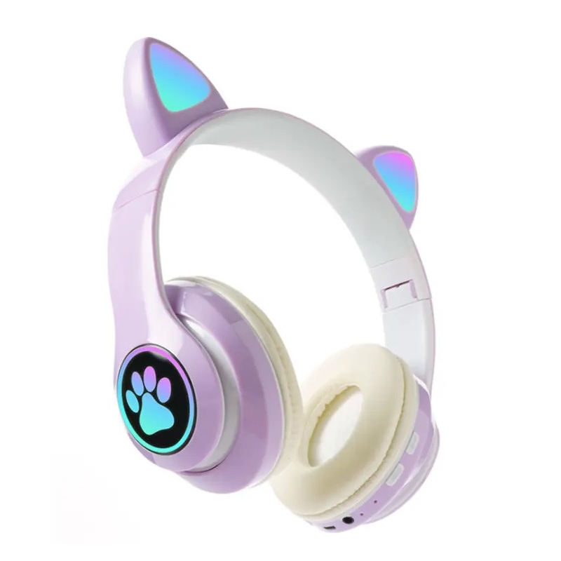 Foto 5 pulgar | Auriculares Inalámbricos Bluetooth Fucsia Rgb Cat Ears Bt 5.0 - Venta Internacional.