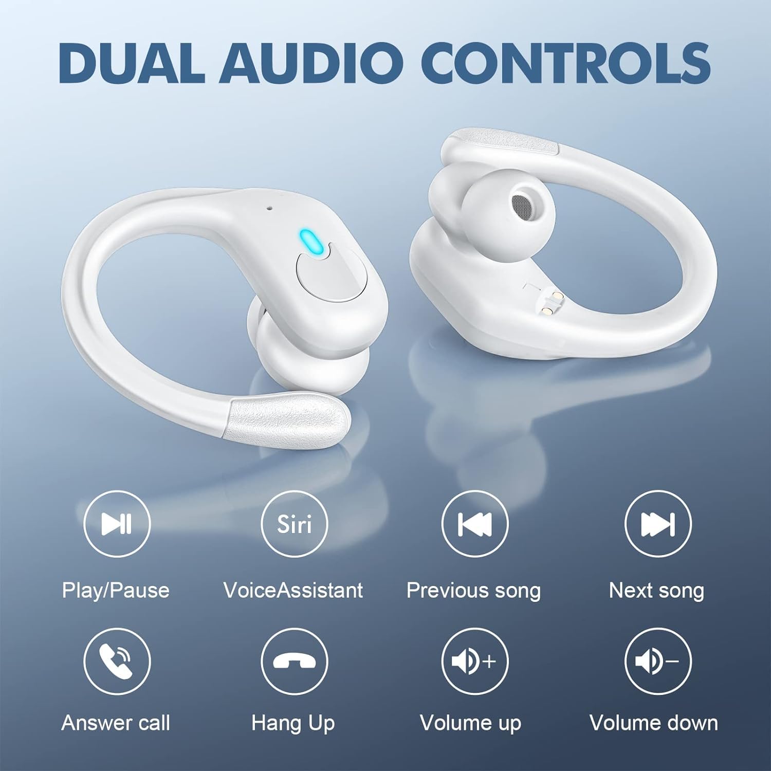 Foto 8 pulgar | Auriculares Inalámbricos Sajawass Bx30 Bluetooth Blancos - Venta Internacional