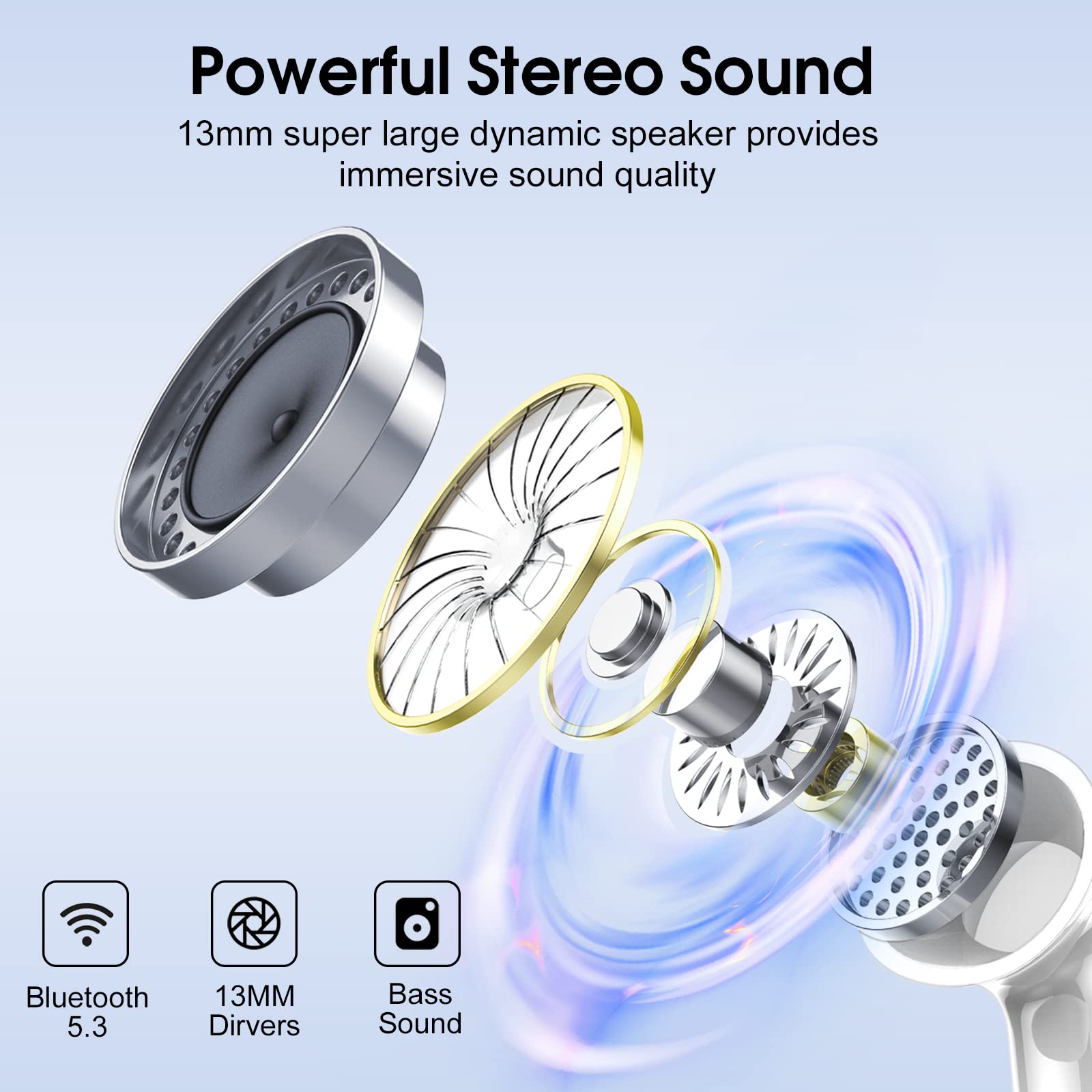 Foto 3 pulgar | Auriculares Inalámbricos Casan 2023 Bluetooth 5.3 Hifi Stereo Ip7 - Venta Internacional