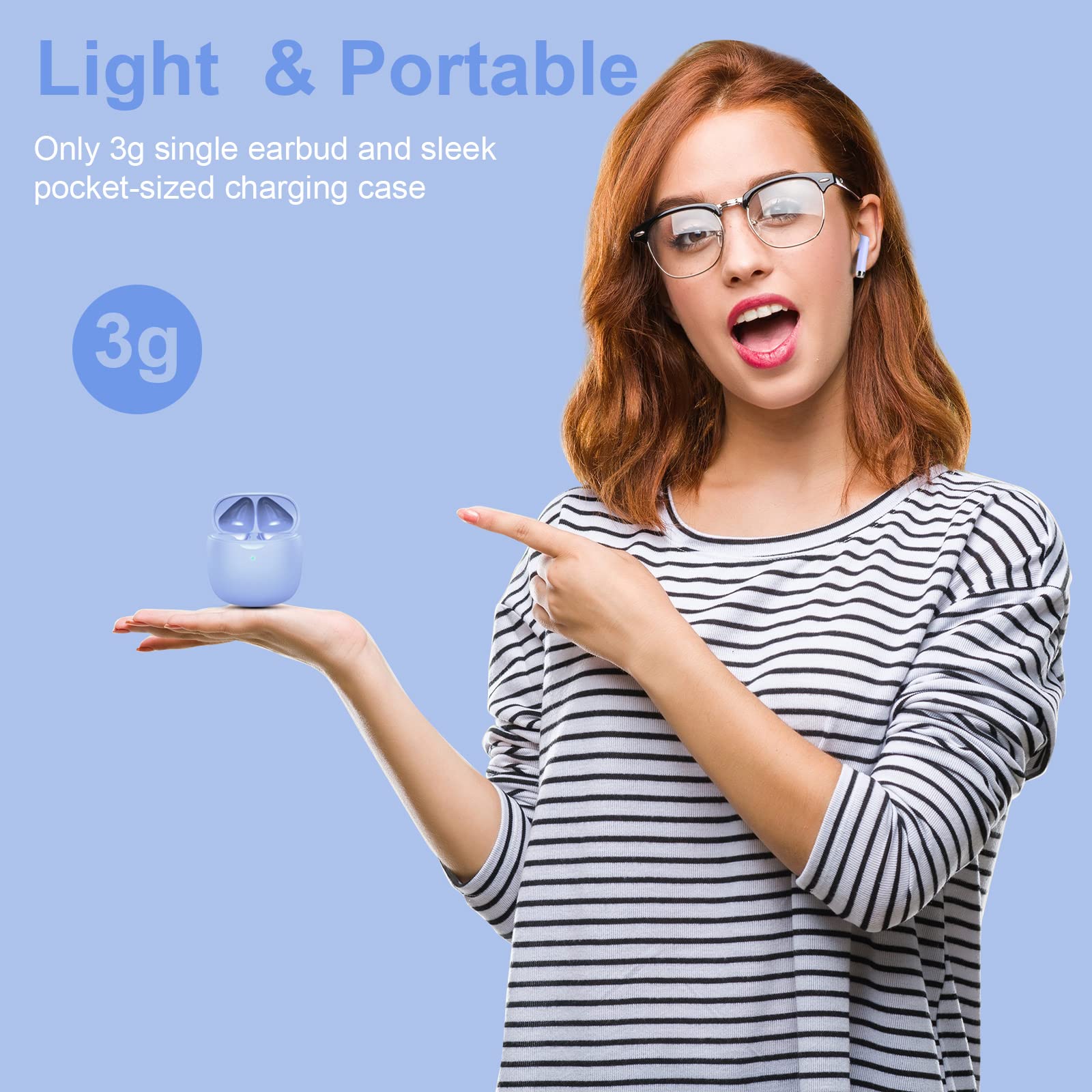 Foto 5 | Auriculares Inalámbricos Jxrev Bluetooth 5.3 con Micrófono y Cancelación de Ruido - Venta Internacional