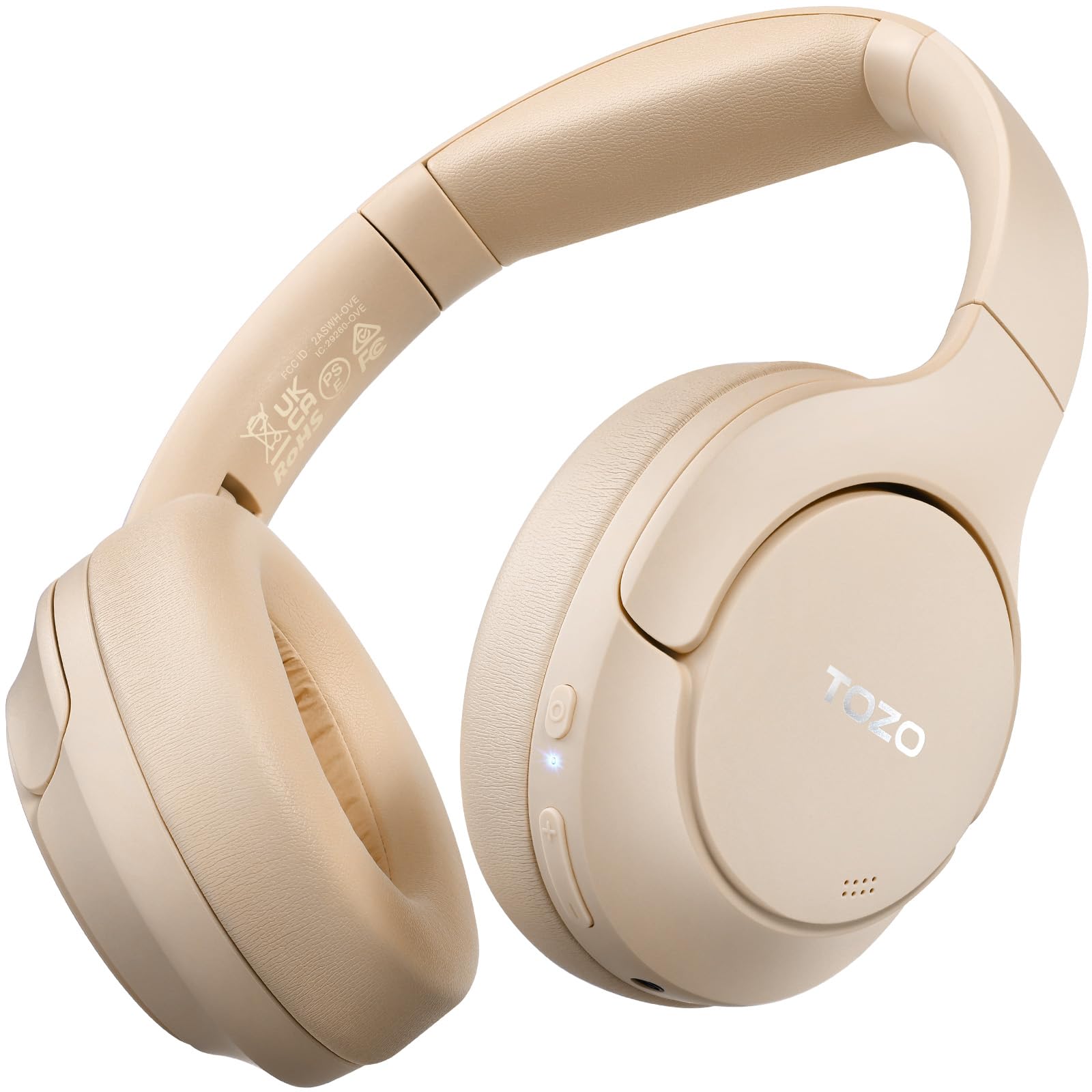 Auriculares Tozo Ht2 Beige Hybrid con Cancelación Activa de Ruido - Venta Internacional