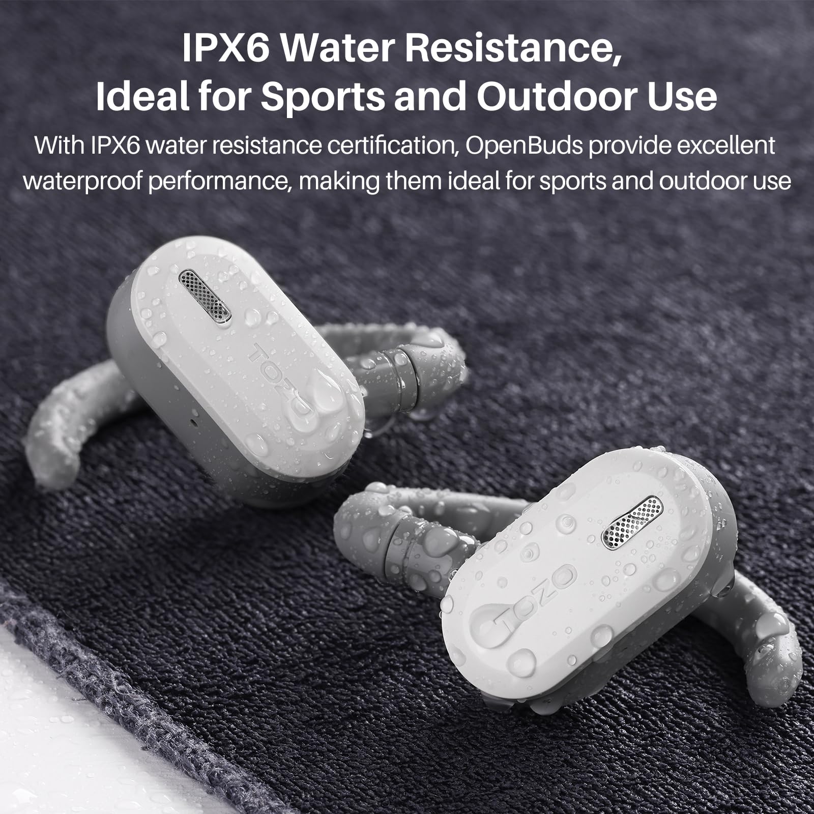 Foto 7 pulgar | Auriculares Inalámbricos Tozo Openbuds Bluetooth 5.3 Blancos - Venta Internacional