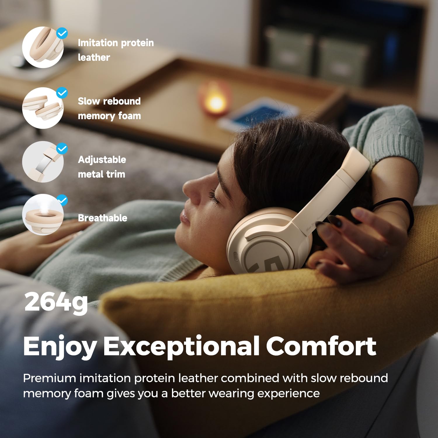 Foto 7 pulgar | Auriculares Soundpeats Space Hybrid Anc Bluetooth 5.3 123h - Venta Internacional