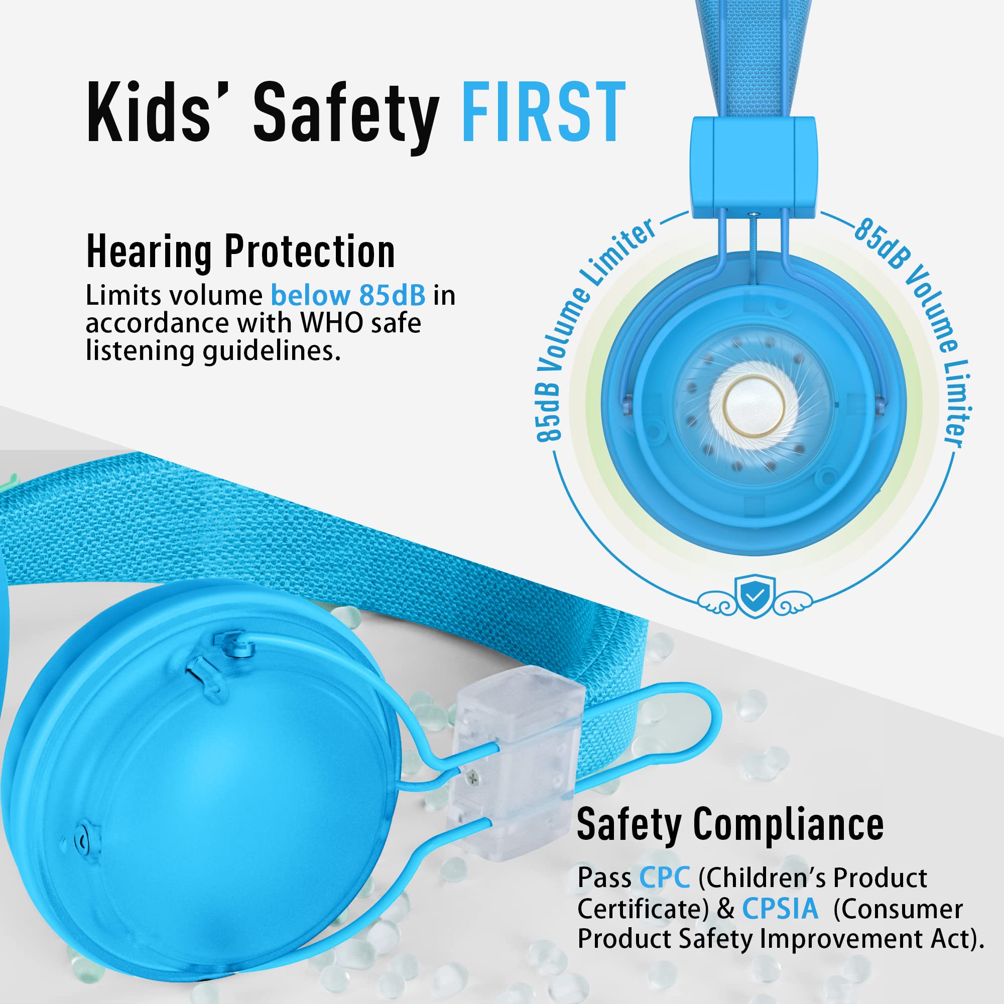 Foto 4 | Auriculares Ailihen Kids HD850 con Micrófono y Paquete de 10 Unidades en Diferentes Colores - Venta Internacional