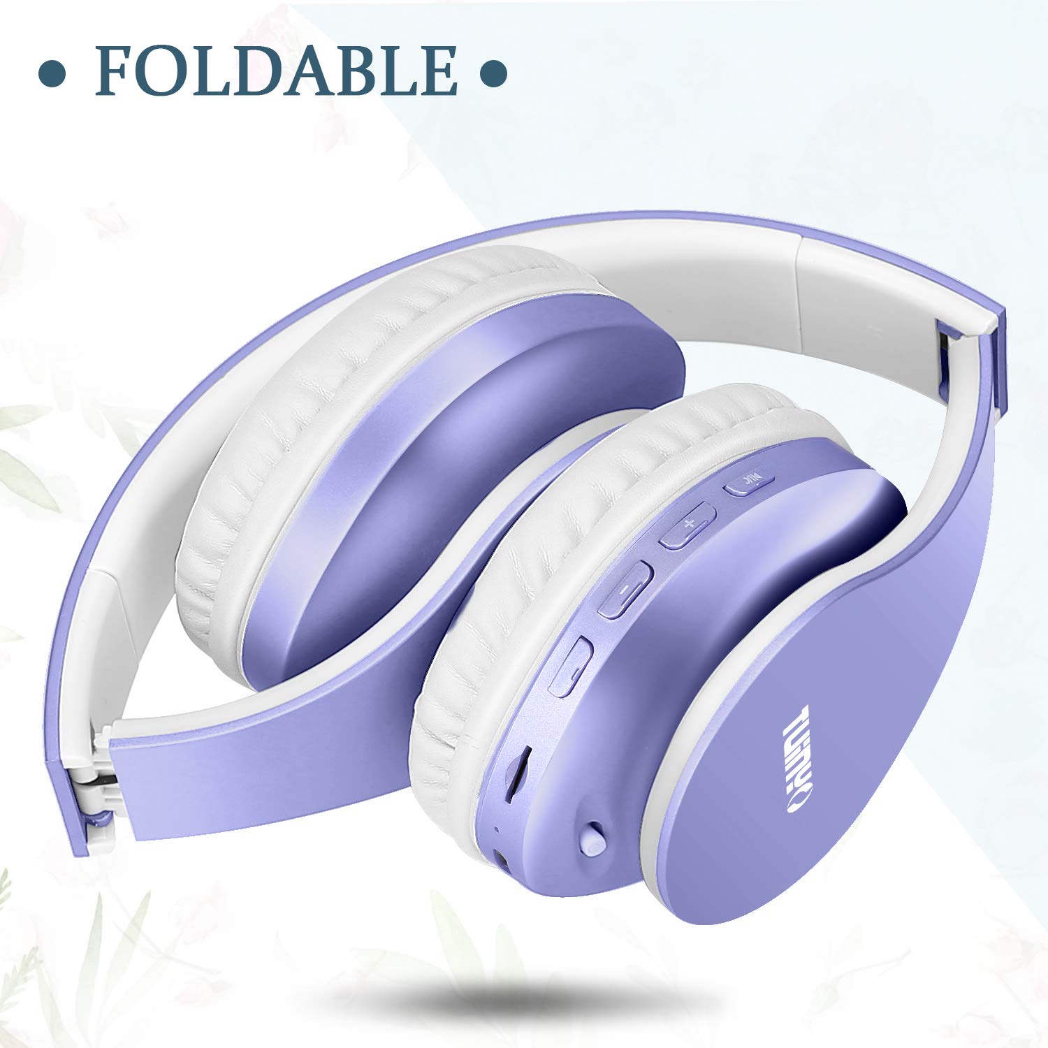 Foto 5 | Auriculares Inalámbricos Tuinyo Bluetooth Morado con Micrófono - Venta Internacional