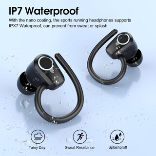 Foto 4 | Auriculares Inalámbricos Poounur H9 Bluetooth 5.3 50h Ip7 Impermeables - Venta Internacional