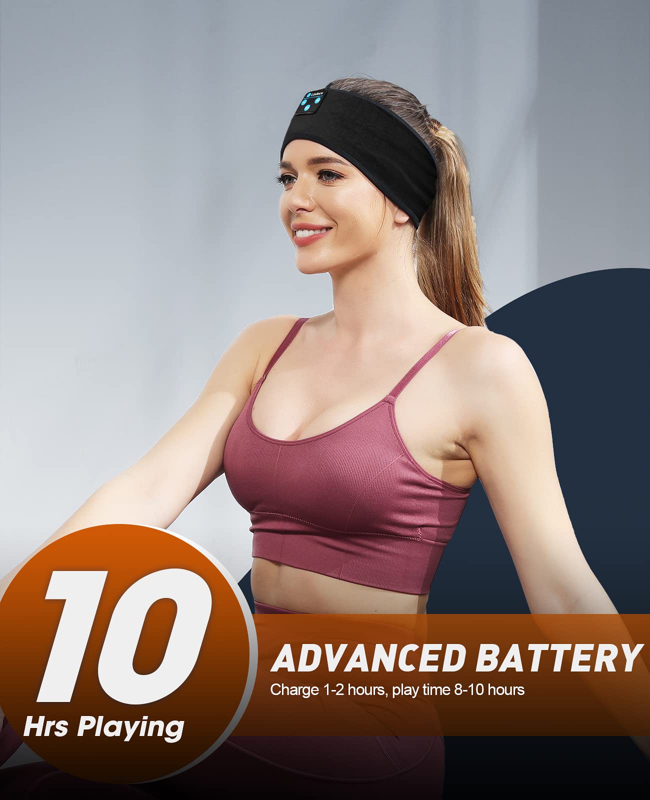 Foto 6 pulgar | Auriculares para Dormir Lavince Sleep Diadema Bluetooth ASMR - Venta Internacional