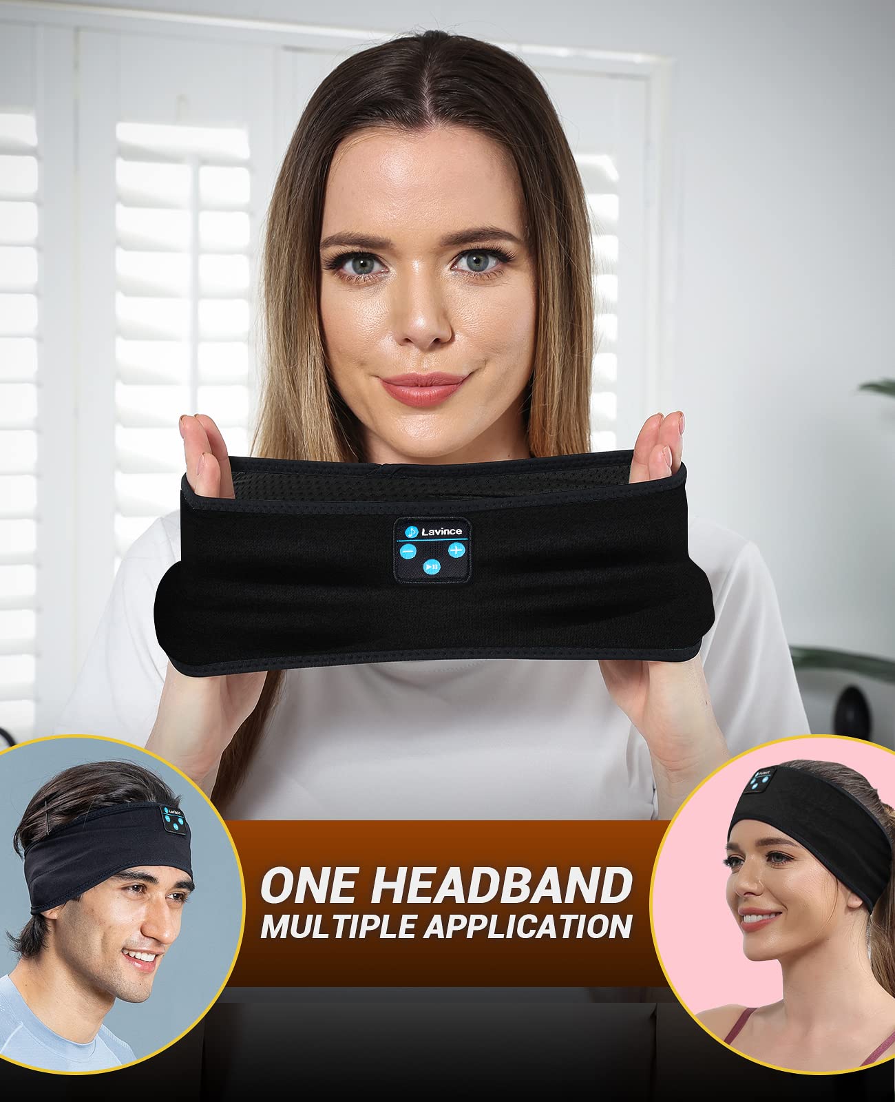 Foto 8 pulgar | Auriculares para Dormir Lavince Sleep Diadema Bluetooth ASMR - Venta Internacional