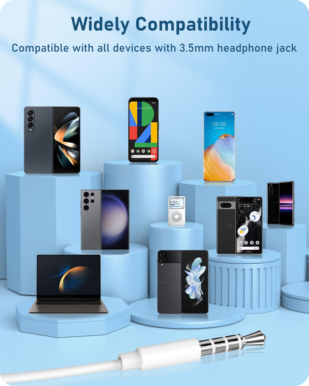 Foto 7 pulgar | Paquetes De Auriculares Oceovc Con Cable Y Conector De 3,5 Mm Con Micrófono Para Iphone 2 - Venta Internacional.