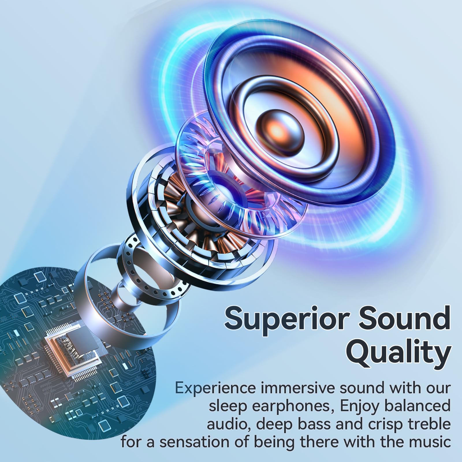 Foto 5 pulgar | Auriculares Houlyn Invisible Bluetooth Negros para Dormir - Venta Internacional