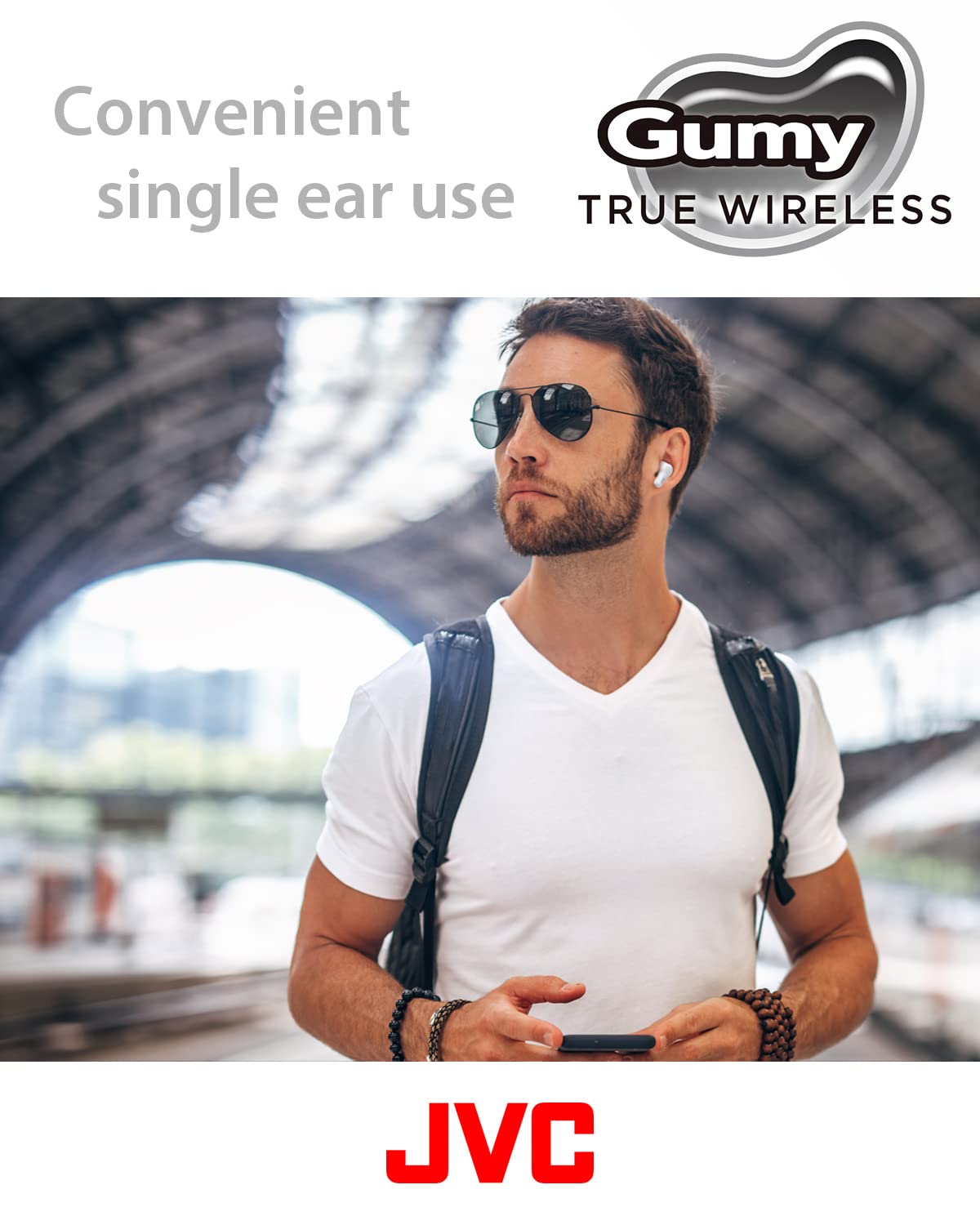Foto 4 pulgar | Auriculares True Wireless Jvc Gumy Haa7t2b - Venta Internacional