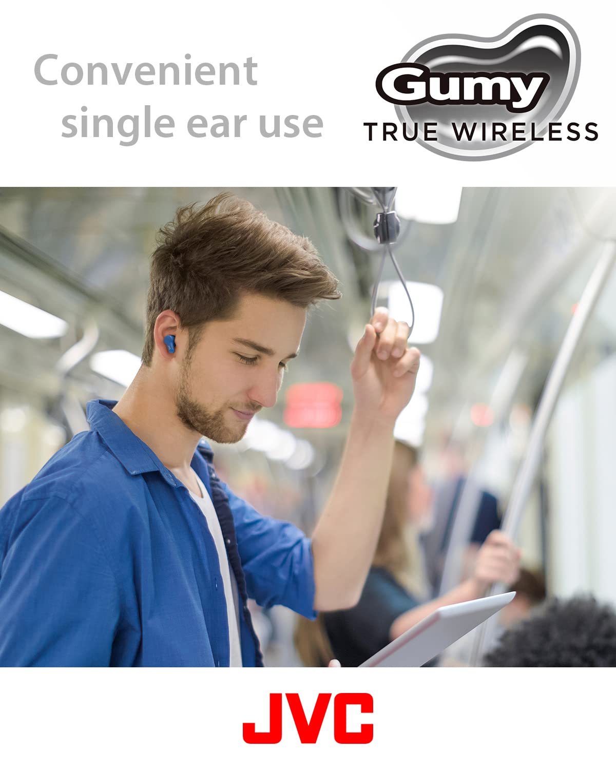 Foto 5 pulgar | Auriculares True Wireless Jvc Gumy Haa7t2b - Venta Internacional