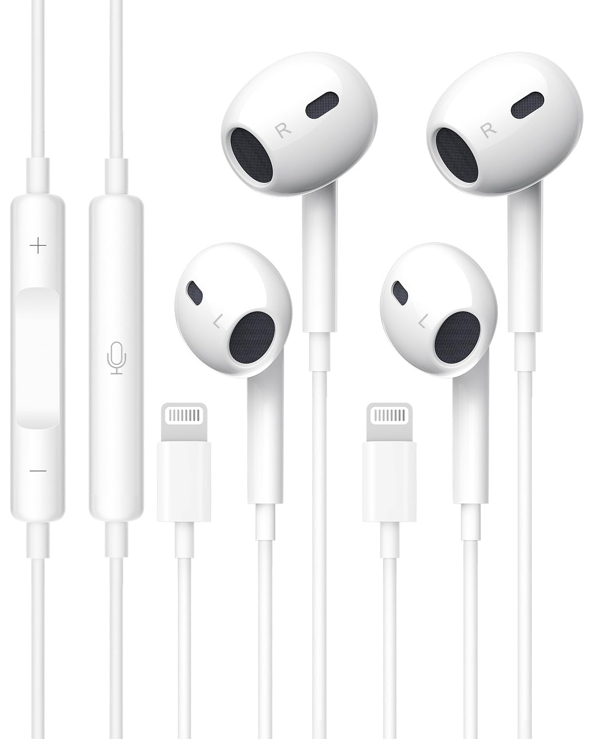 Auriculares con Cable Ohedmeh Lightning para iPhone 14/13/12/ - Venta Internacional