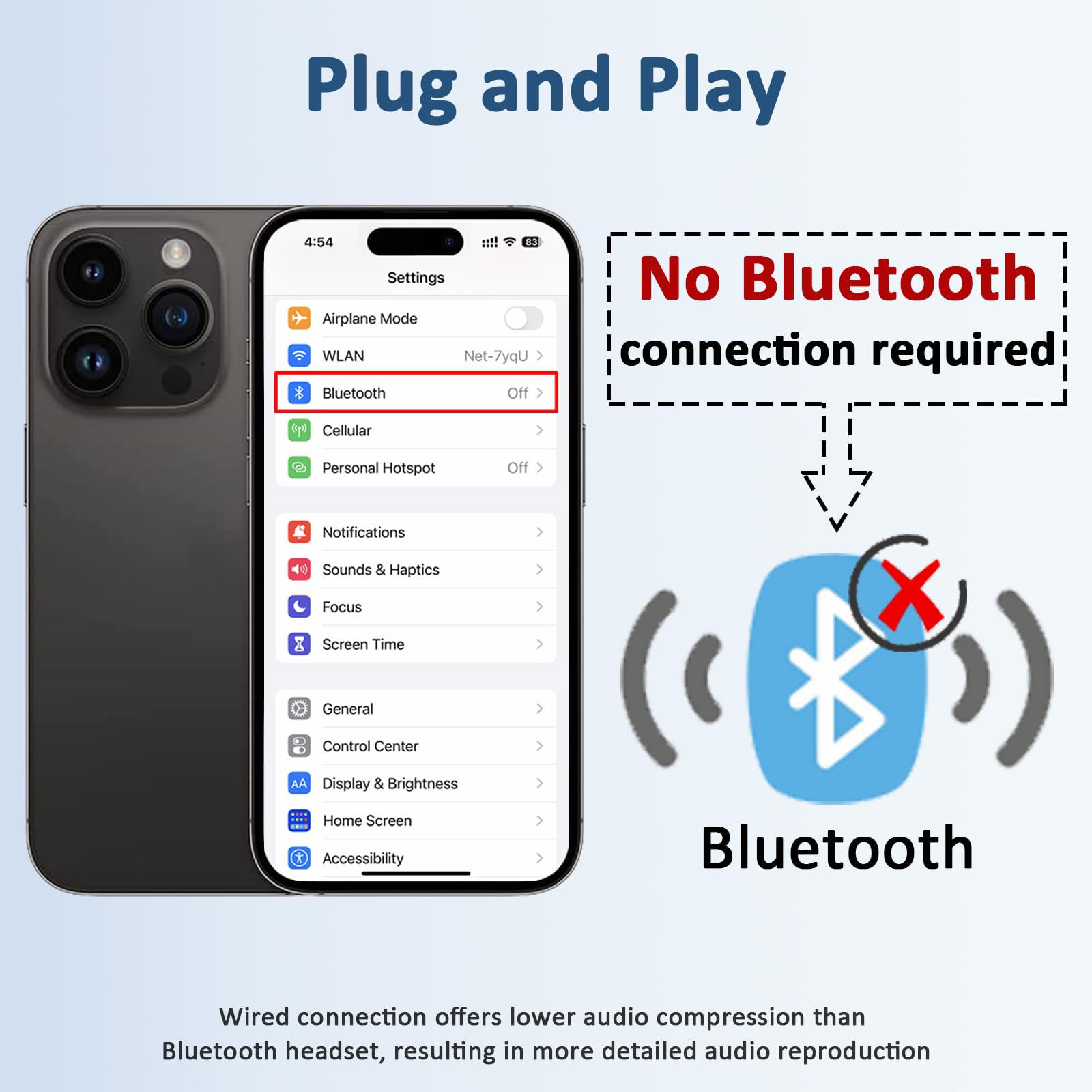 Foto 3 pulgar | Auriculares con Cable Ohedmeh Lightning para iPhone 14/13/12/ - Venta Internacional