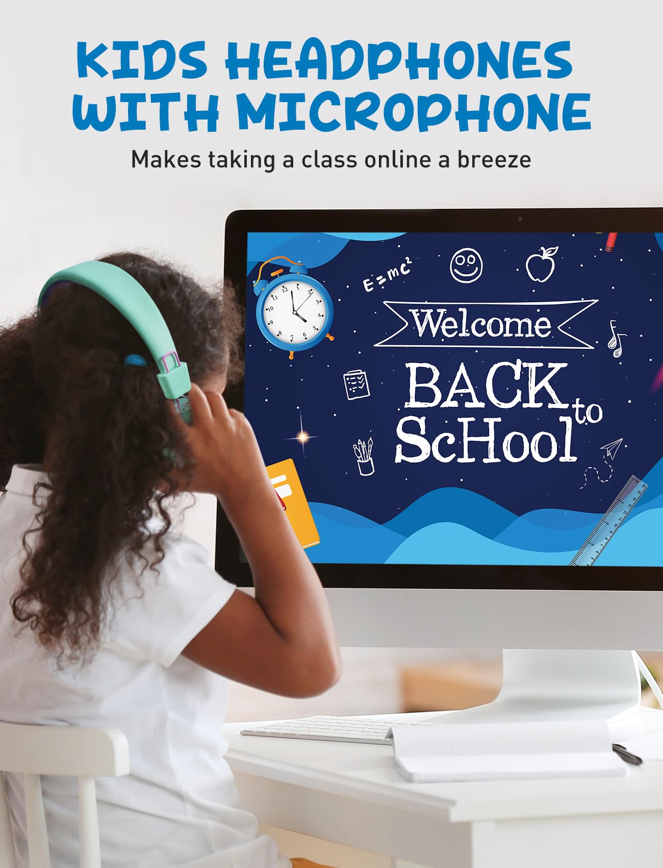 Foto 3 pulgar | Auriculares para Niños VotYoung con Micrófono 91 Db Paquete de 2 - Venta Internacional