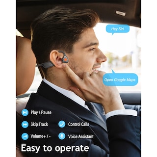 Foto 7 | Auriculares de Conducción Ósea Monodeal Md08 Bluetooth 5.1 con Micrófono - Venta Internacional