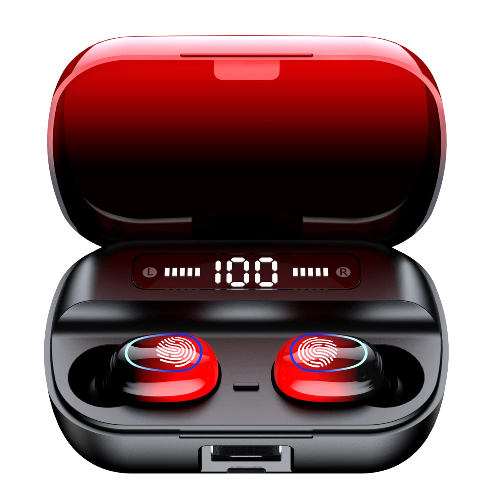 Auriculares Inalámbricos Kinganda Bluetooth V5.1 Hifi Stereo Red - Venta Internacional