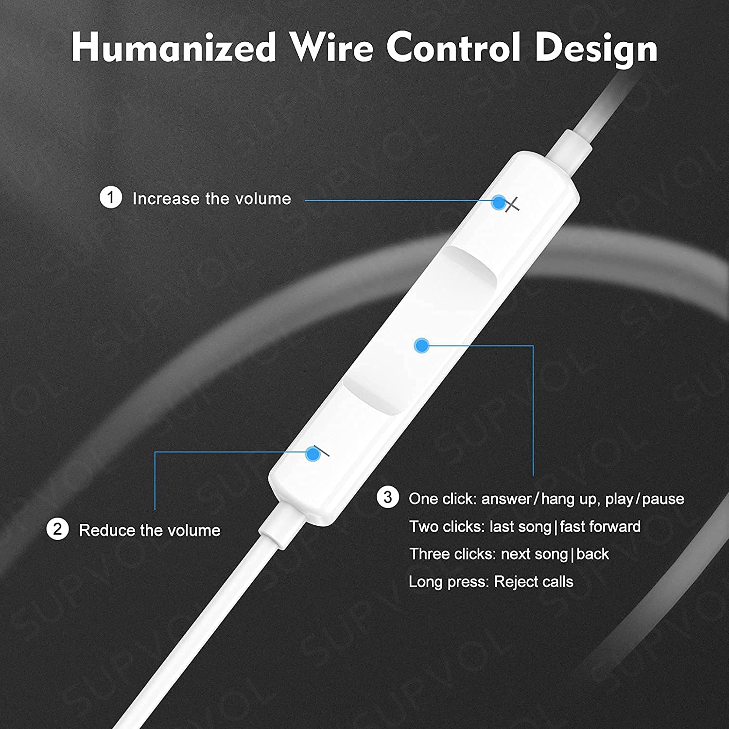 Foto 5 pulgar | Auriculares Con Cable Eashion Con Micrófono Para Iphone - Venta Internacional.