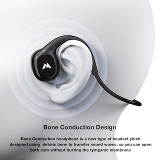 Foto 5 | Auriculares Inalámbricos de Conducción Ósea Moing Bluetooth 5.0 Black - Venta Internacional