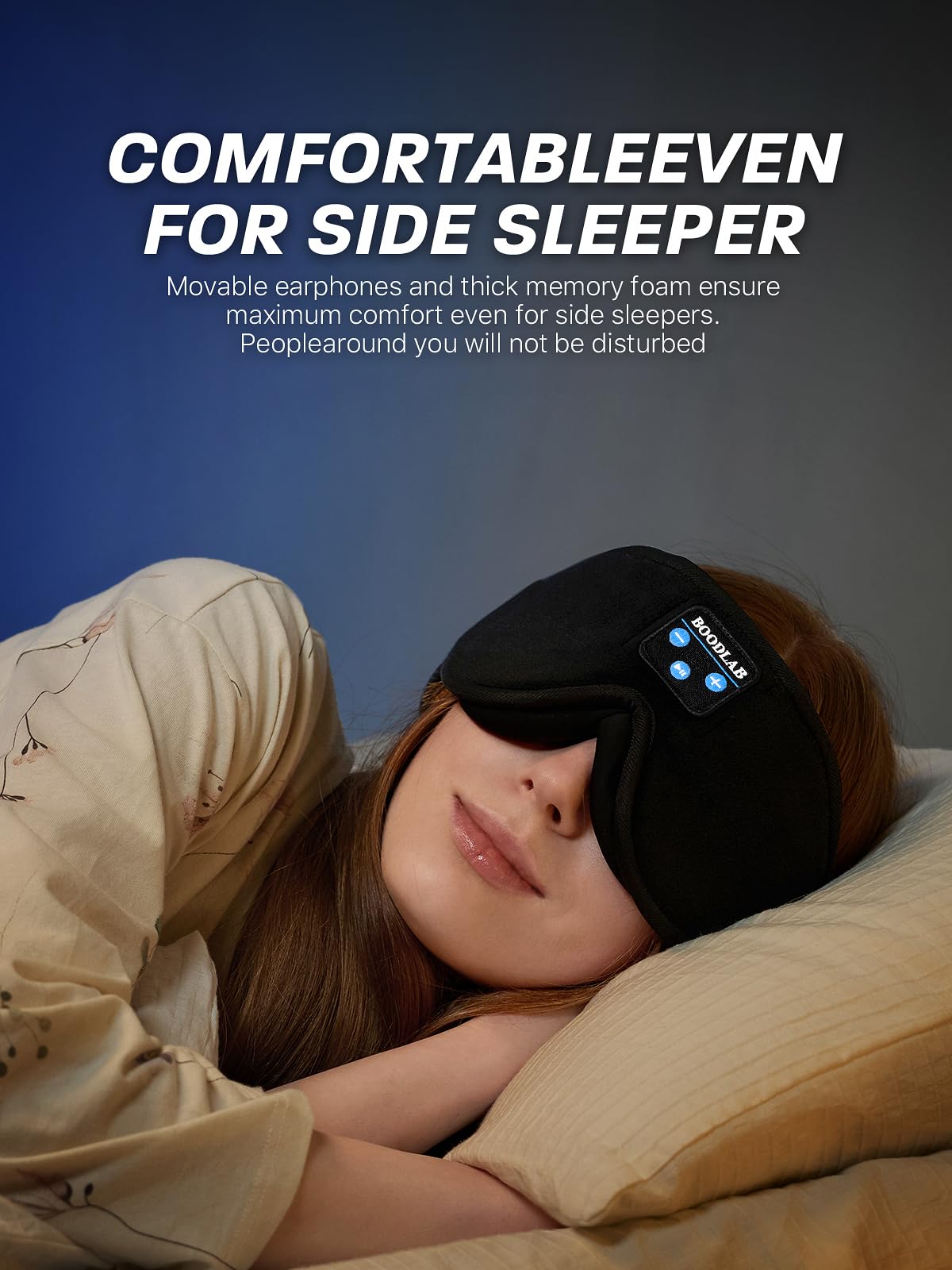 Foto 5 pulgar | Máscara De Ojos Bluetooth Boodlab Sleep Con Auriculares Bluetooth - Venta Internacional.