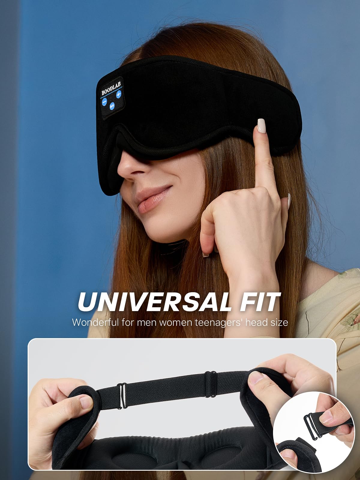 Foto 7 pulgar | Máscara De Ojos Bluetooth Boodlab Sleep Con Auriculares Bluetooth - Venta Internacional.