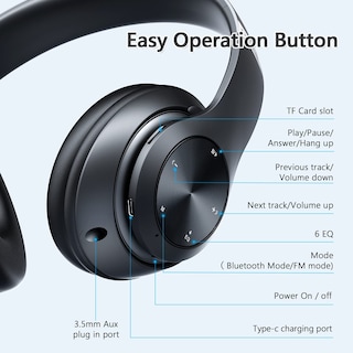 Foto 5 | Audífonos Inalámbricos Tuitager Negros con Bluetooth-Venta Internacional