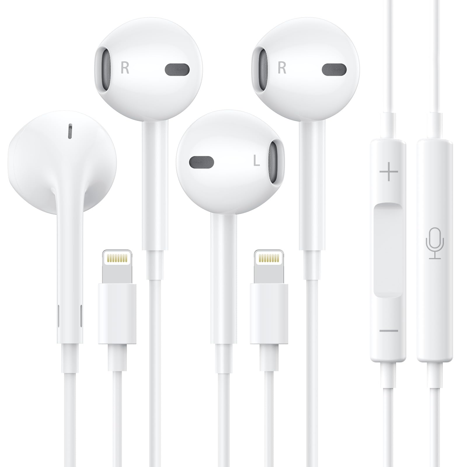Auriculares Wasabi Mango con Conector Lightning - Venta Internacional