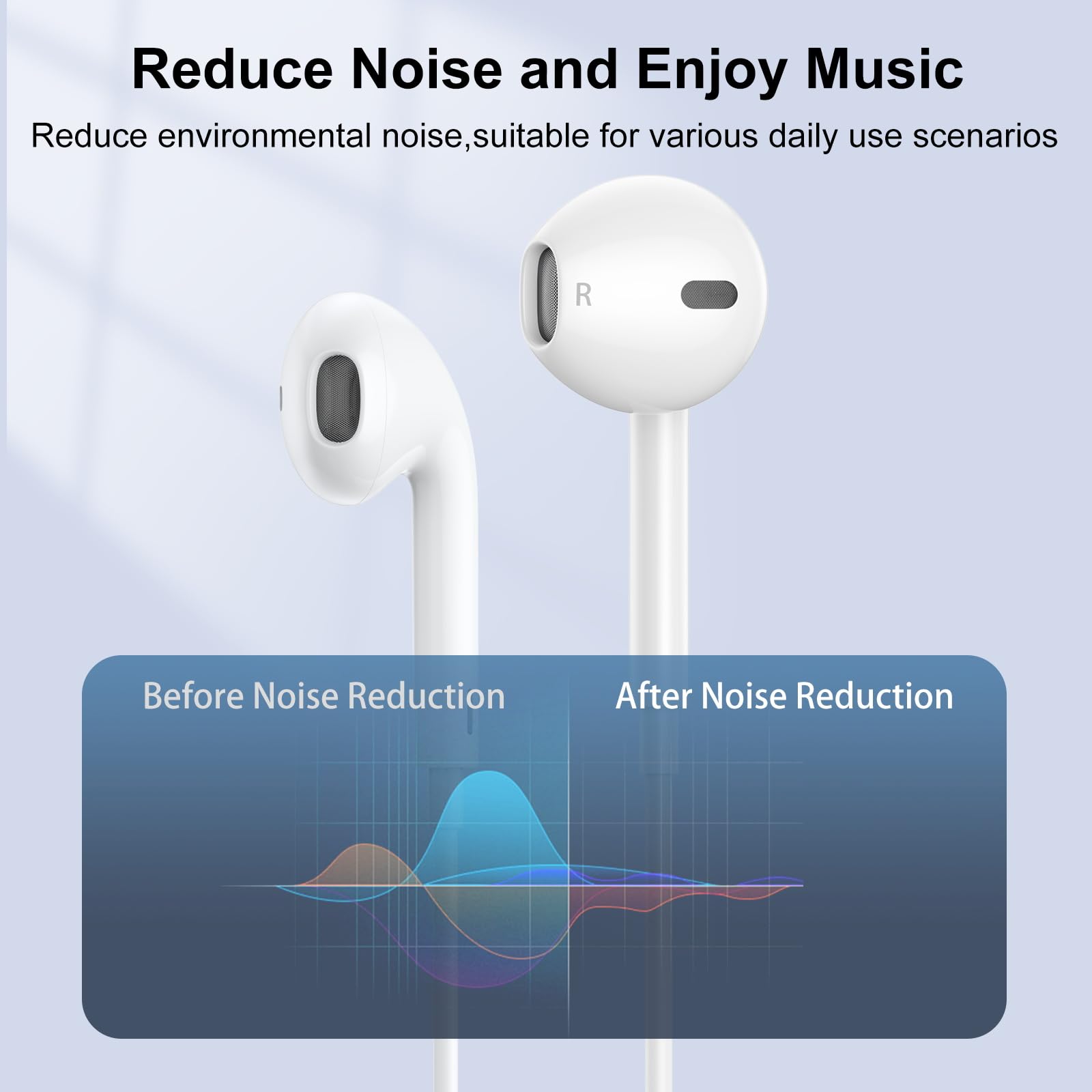 Foto 3 pulgar | Auriculares Wasabi Mango con Conector Lightning - Venta Internacional
