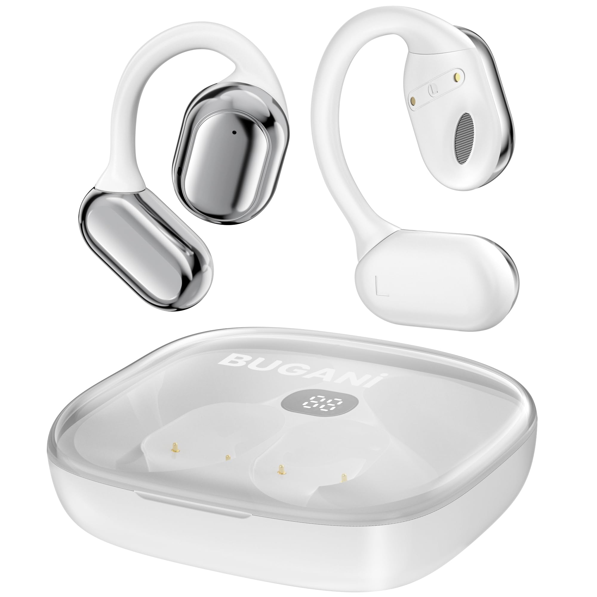 Auriculares Abiertos Bugani Bluetooth 5.3 30h Playtime - Venta Internacional.