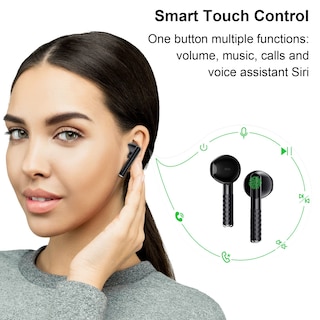Foto 4 | Auriculares True Wireless Feans Bluetooth 5.3 con Micrófono - Venta Internacional