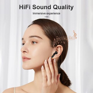 Foto 2 | Auriculares True Wireless Feans A3 Bluetooth 5.3 con Micrófono color Negro - Venta Internacional