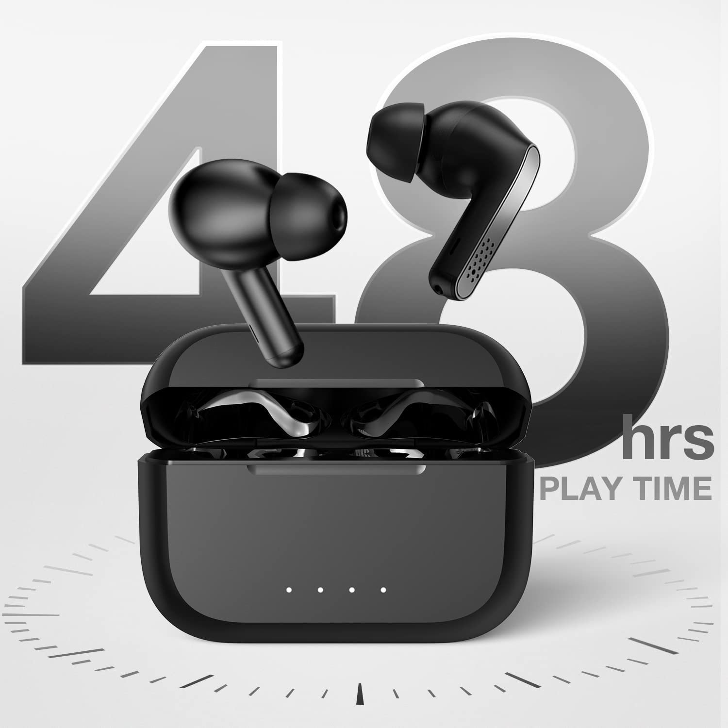 Foto 5 pulgar | Auriculares True Wireless Feans A3 Bluetooth 5.3 con Micrófono color Negro - Venta Internacional