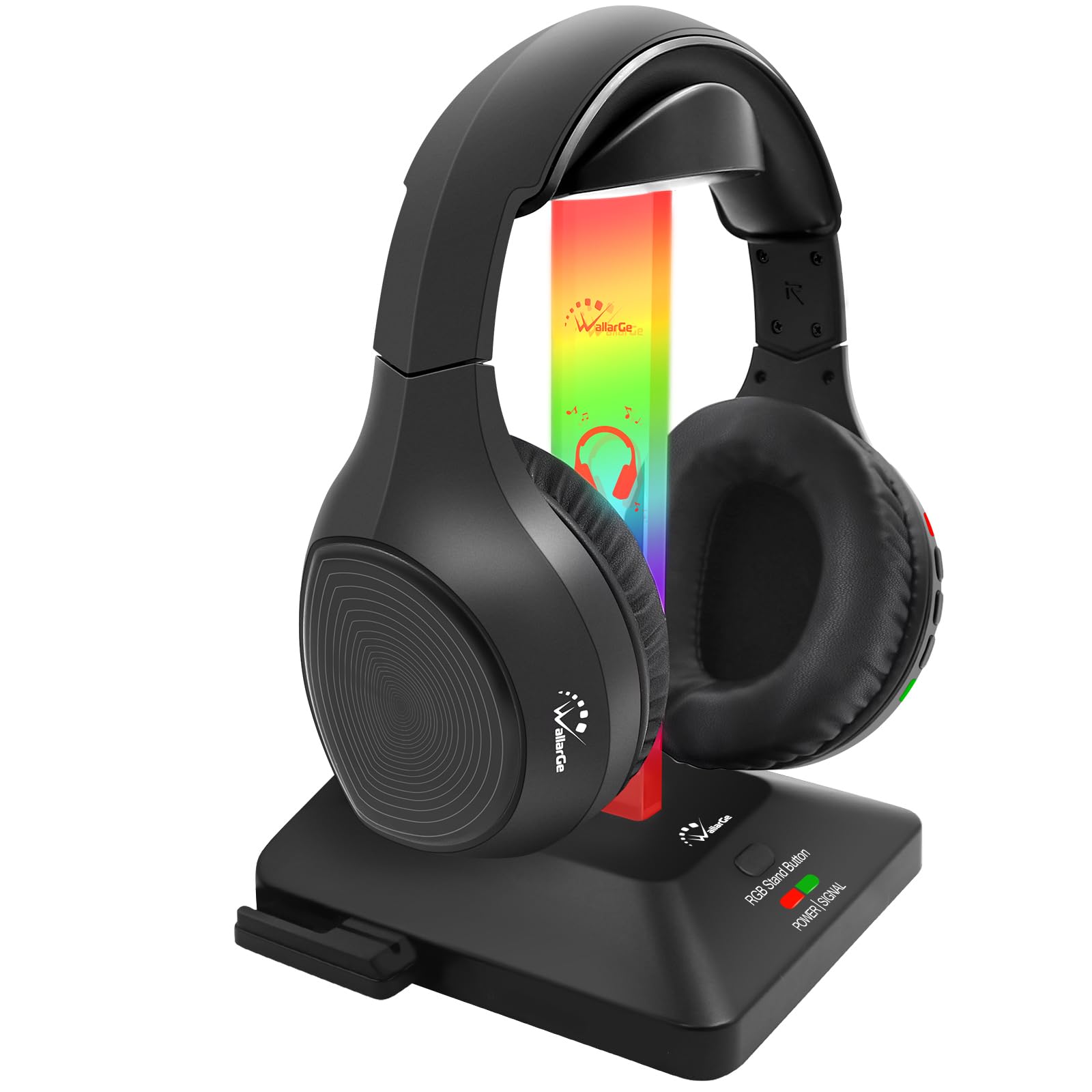 Auriculares Inalámbricos para Tv Wallarge con Transmisor Rf De 5.8 Ghz 25 Horas - Venta Internacional