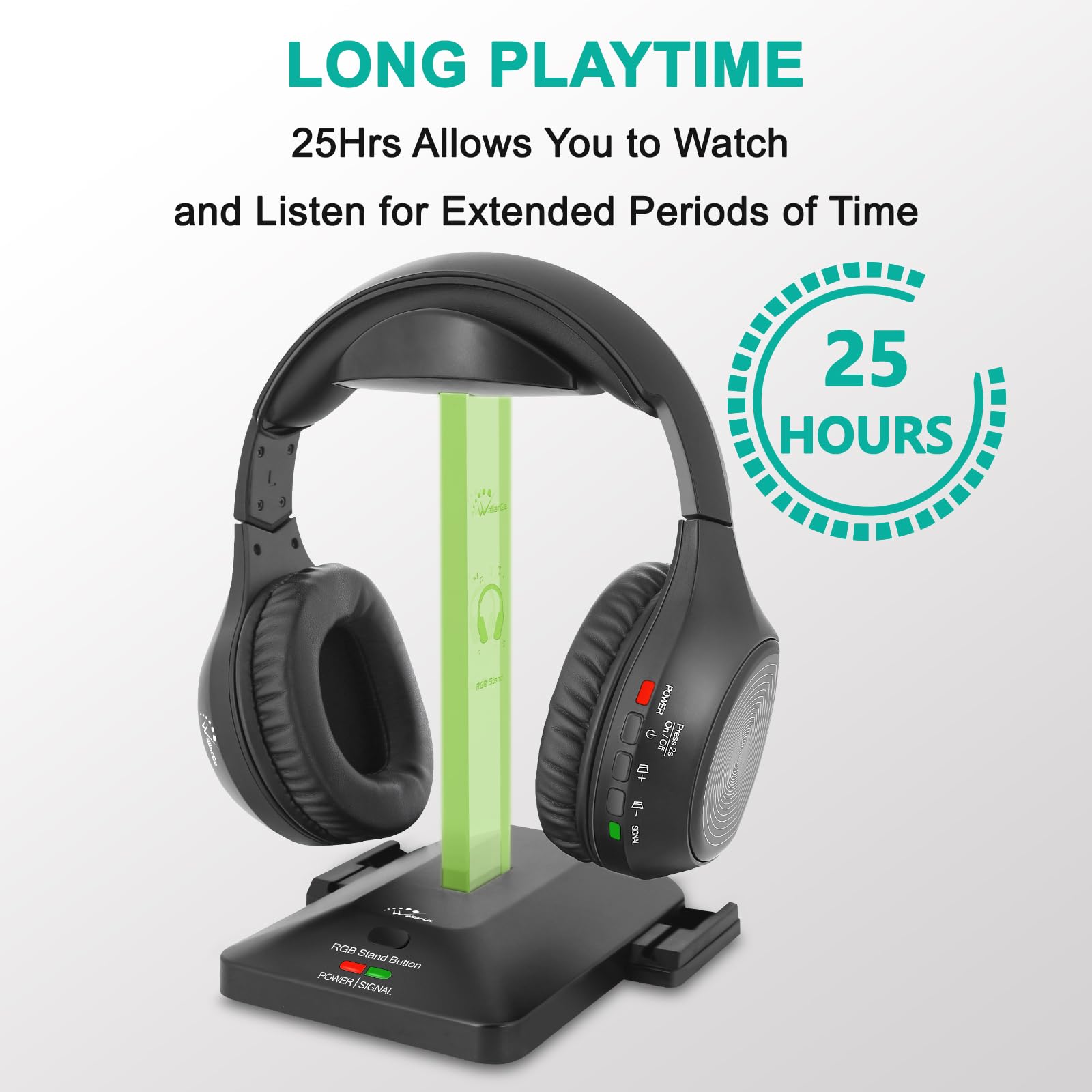 Foto 7 pulgar | Auriculares Inalámbricos para Tv Wallarge con Transmisor Rf De 5.8 Ghz 25 Horas - Venta Internacional
