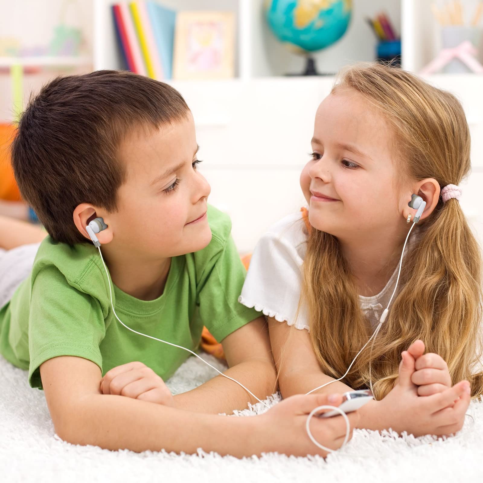 Foto 5 pulgar | Auriculares con Cable Konohan para Niños Paquete de 100 Para La Escuela - Venta Internacional