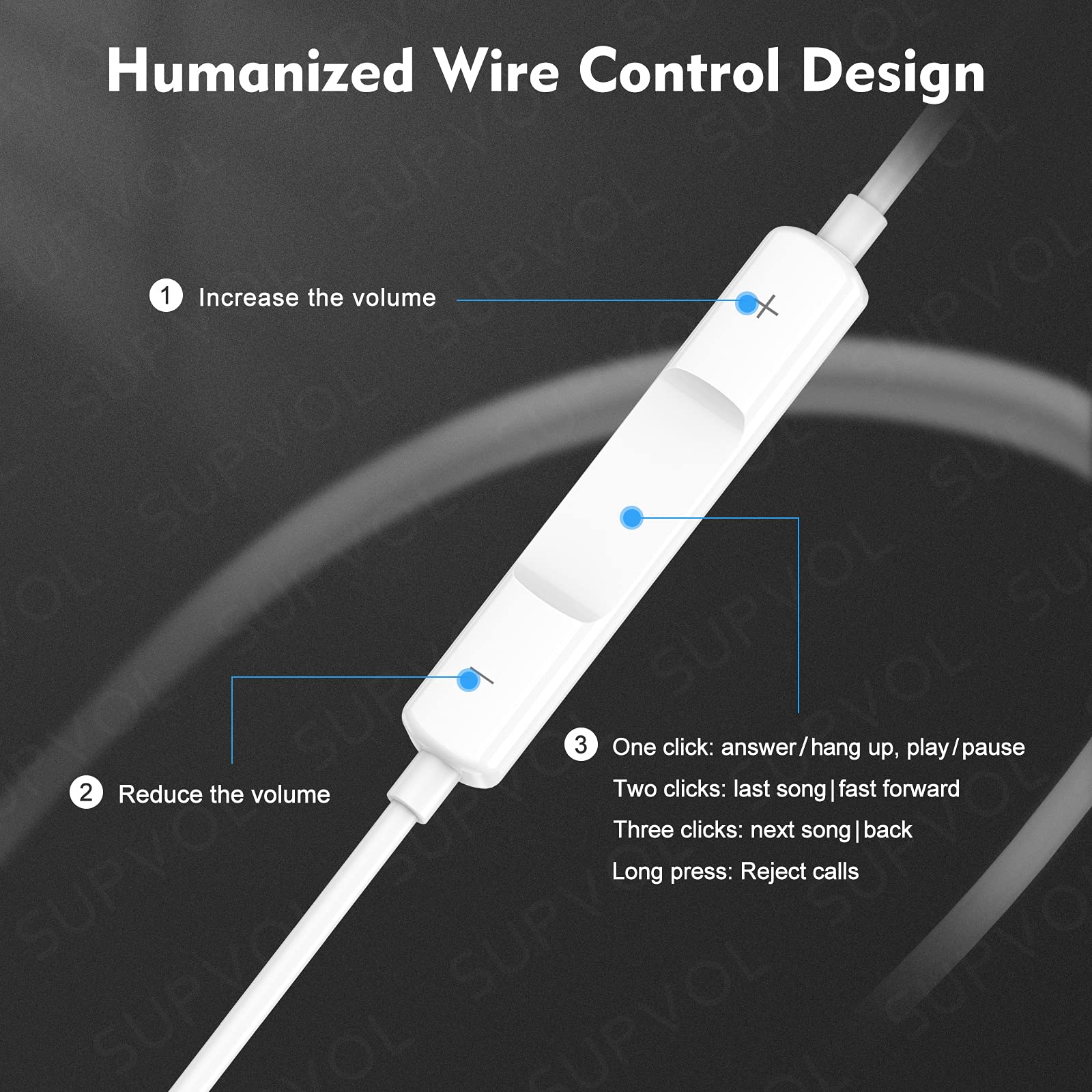 Foto 3 pulgar | Auriculares Eashion para Iphone Auriculares Cableados con Lightning - Venta Internacional