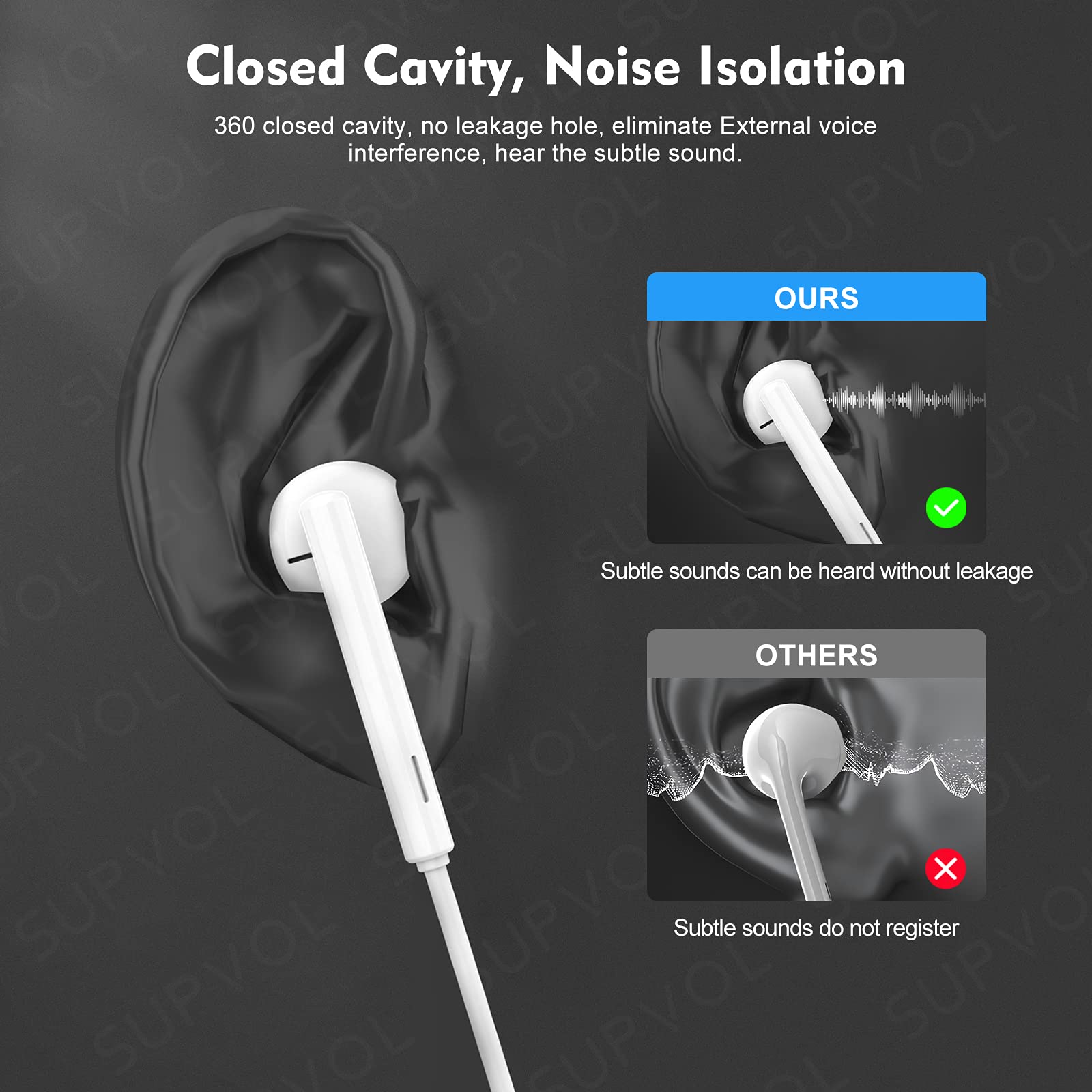 Foto 7 pulgar | Auriculares Eashion para Iphone Auriculares Cableados con Lightning - Venta Internacional