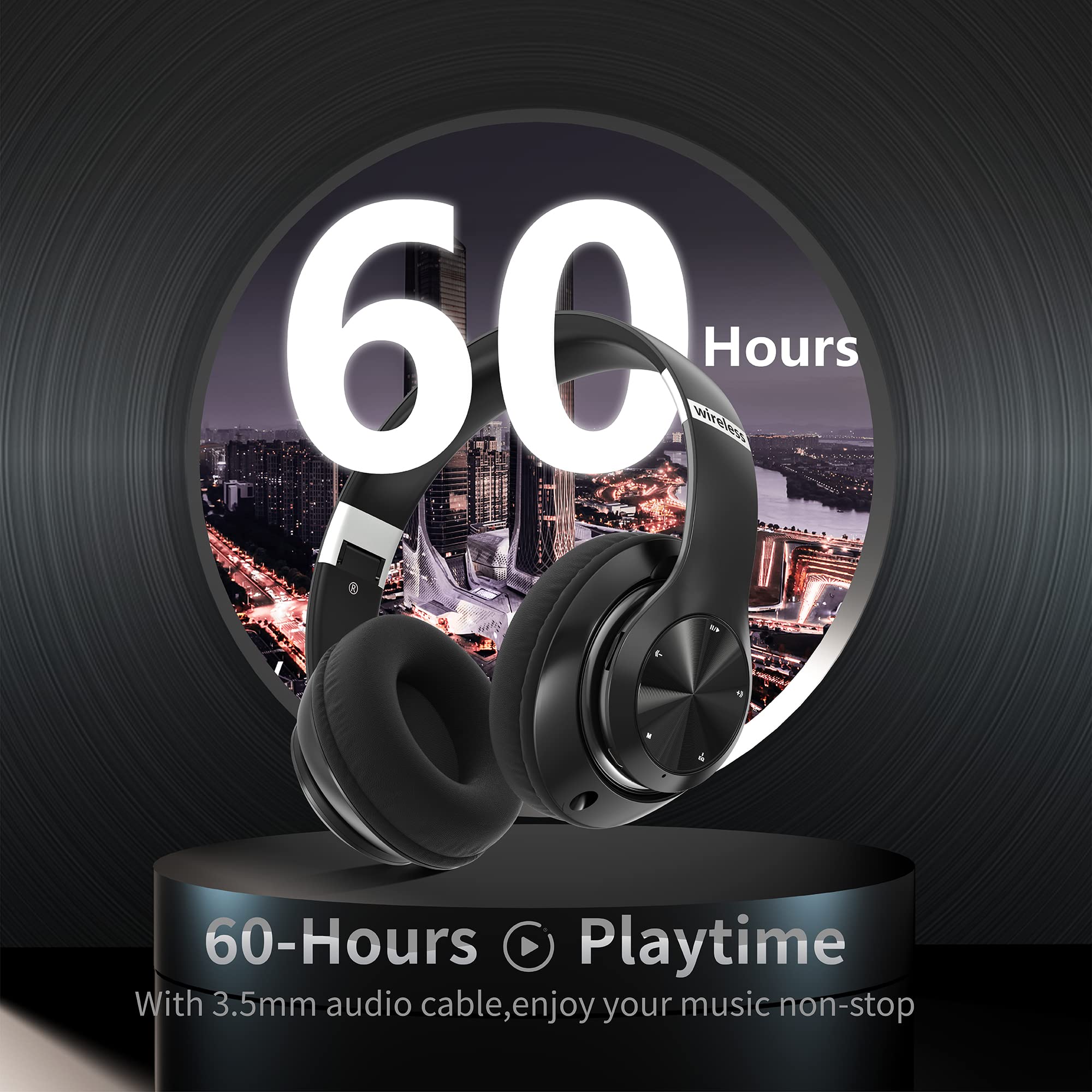 Foto 3 pulgar | Auriculares Inalámbricos Bluetooth Tuitager L 60h Playtime Con Micrófono - Venta Internacional.