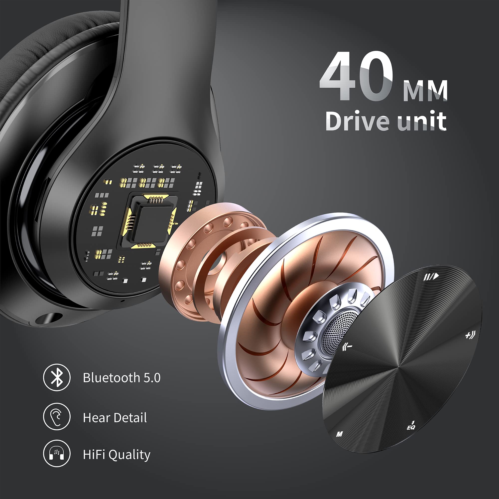 Foto 4 pulgar | Auriculares Inalámbricos Bluetooth Tuitager L 60h Playtime Con Micrófono - Venta Internacional.