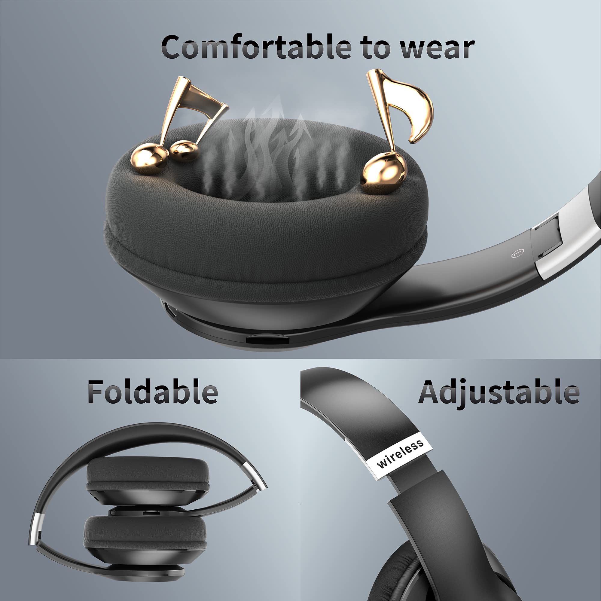 Foto 6 pulgar | Auriculares Inalámbricos Bluetooth Tuitager L 60h Playtime Con Micrófono - Venta Internacional.