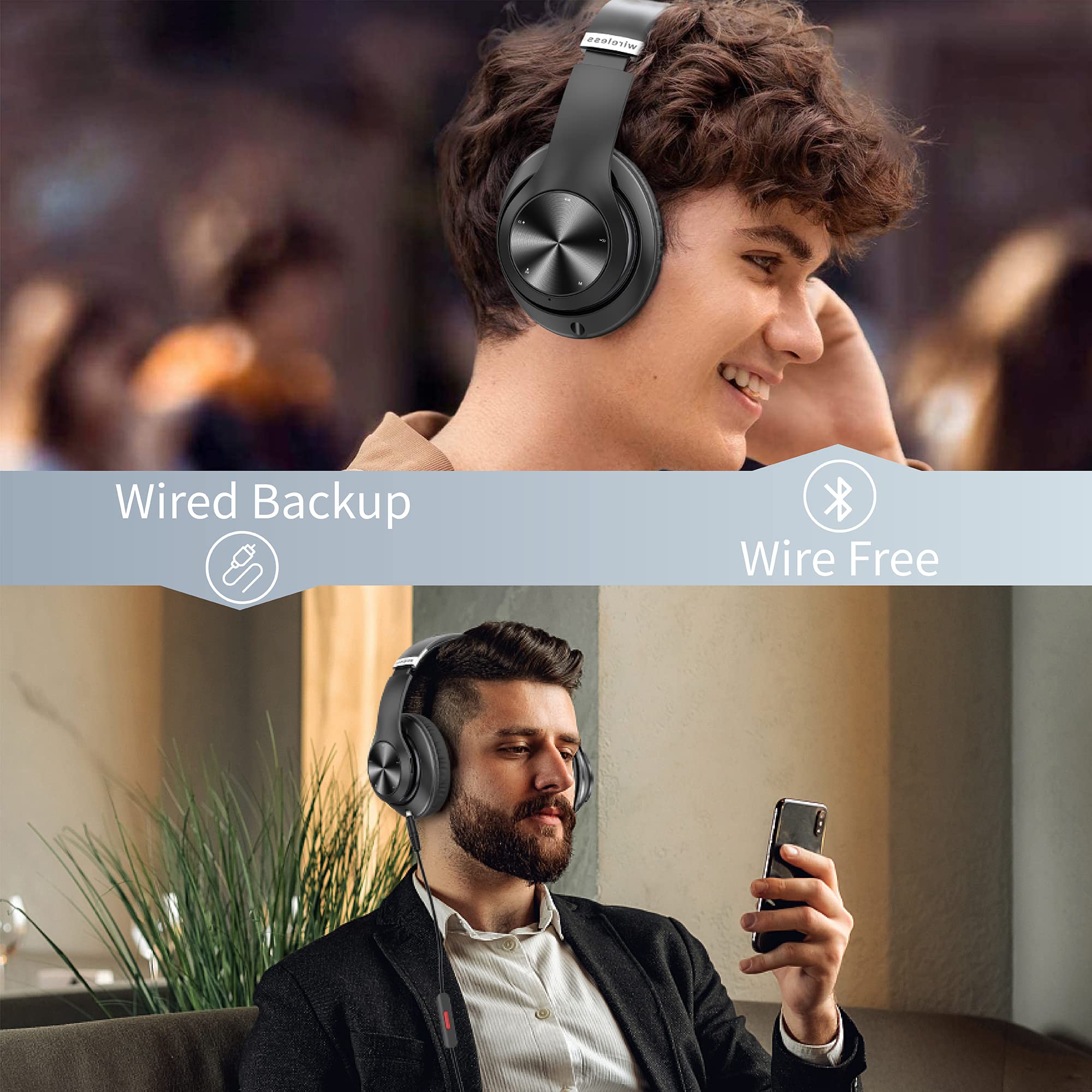 Foto 7 pulgar | Auriculares Inalámbricos Bluetooth Tuitager L 60h Playtime Con Micrófono - Venta Internacional.