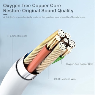 Foto 4 | Auriculares Con Cable Eashion Con Micrófono Para Iphone - Venta Internacional.