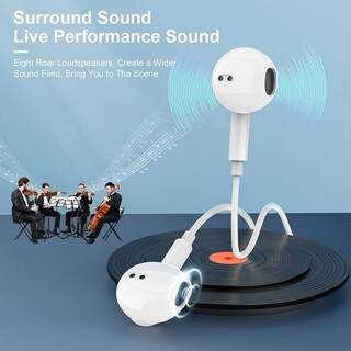 Foto 6 | Auriculares Con Cable Eashion Con Micrófono Para Iphone - Venta Internacional.