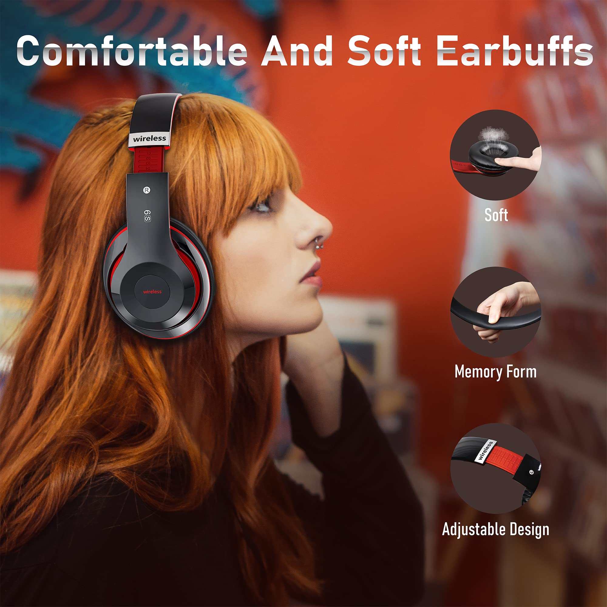 Foto 3 | Auriculares Bluetooth Falebare 6s Negro - Venta Internacional