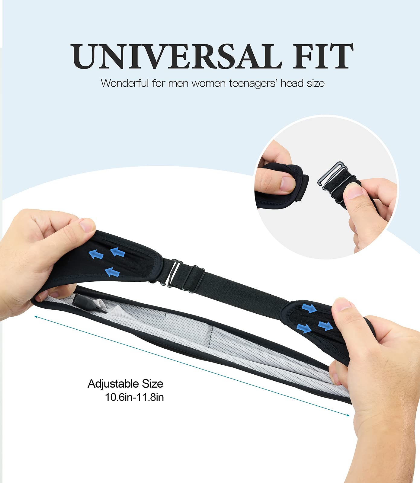 Foto 7 pulgar | Diadema Ajustable Bluetooth para Auriculares para Dormir Voerou - Venta Internacional