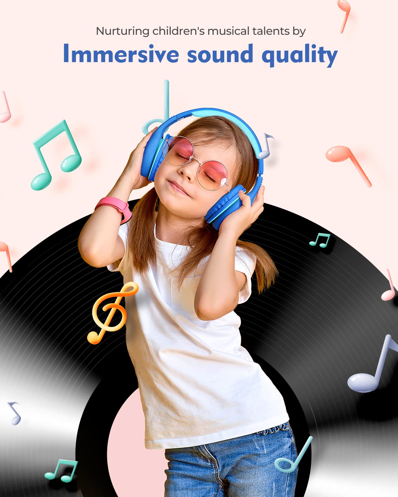 Foto 4 pulgar | Auriculares Klylop Kids con Micrófono Externo de Cable - Venta Internacional