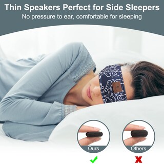 Foto 2 | Auriculares Para Dormir Con Diadema Bluetooth Bulypazy Azul Y Gris - Venta Internacional.