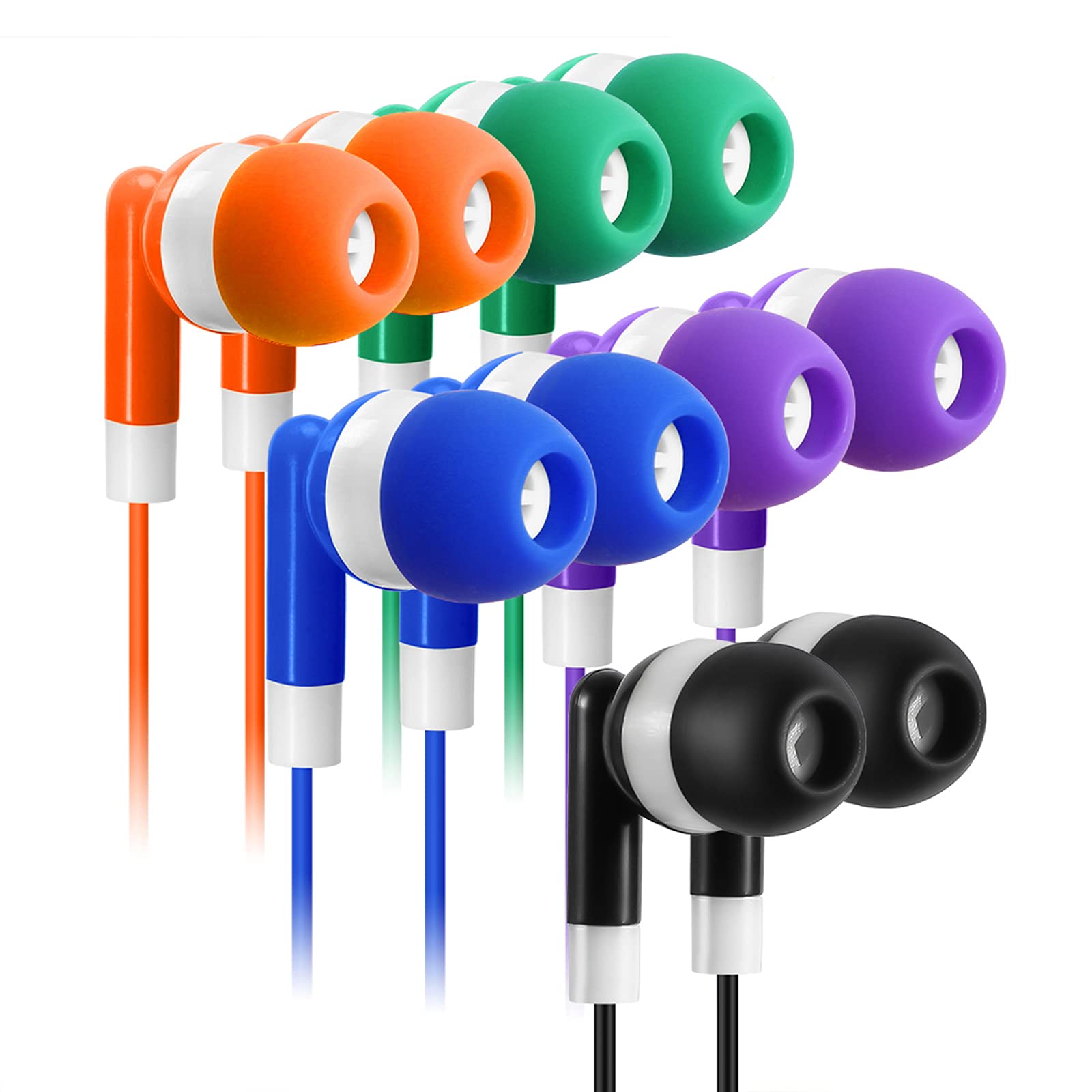 Paquete De 30 Auriculares Keewonda Estéreo Intraurales Con Cable Para Niños Classr - Venta Internacional.