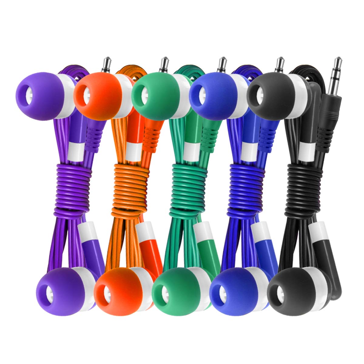 Foto 6 pulgar | Paquete De 30 Auriculares Keewonda Estéreo Intraurales Con Cable Para Niños Classr - Venta Internacional.