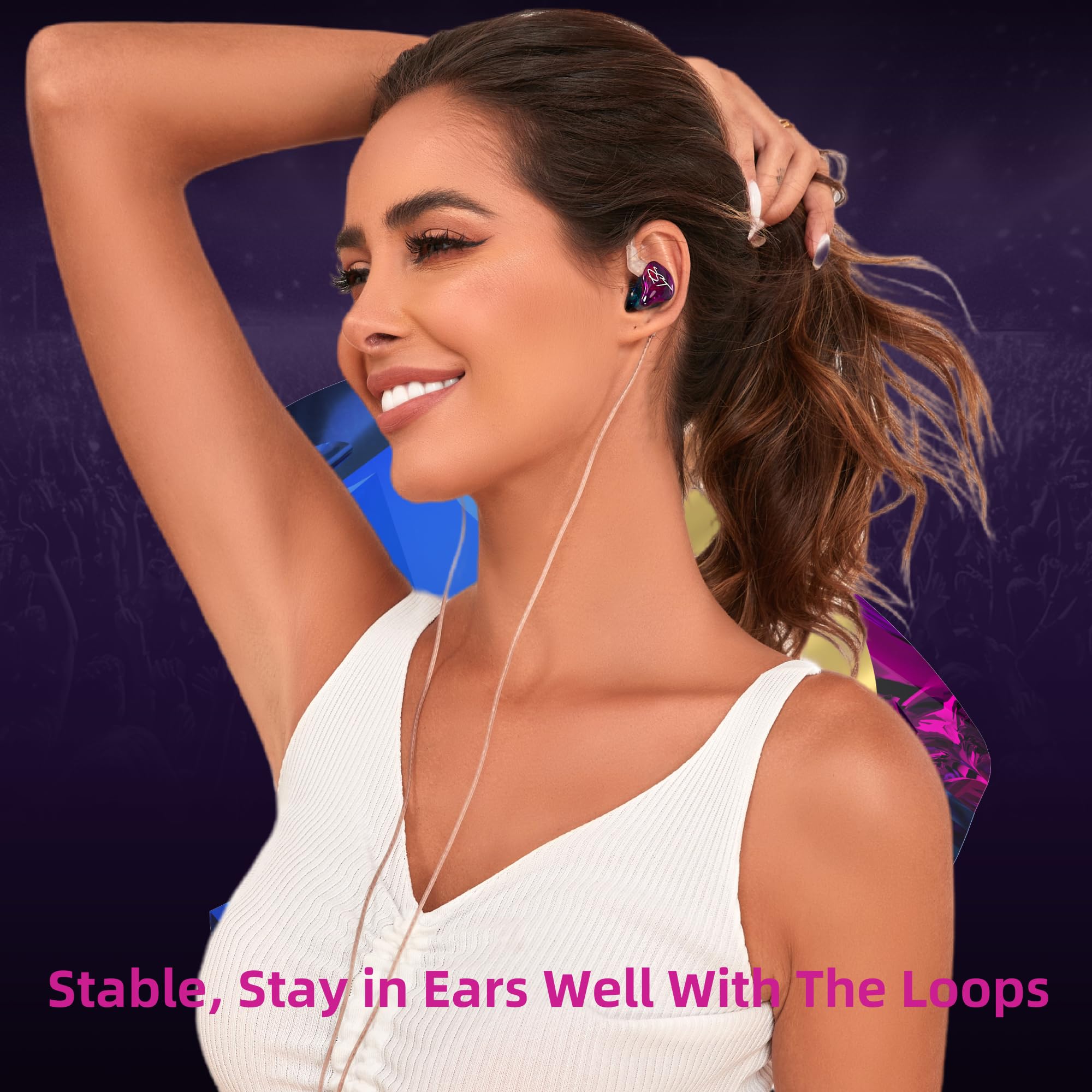 Foto 5 pulgar | Auriculares Yinyoo Easy Kz Zst Colorful Hybrid 1ba+1dd Hifi - Venta Internacional